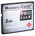 2GB 133x Memory Corp CF Pro X